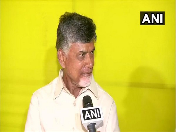 CM N Chandrababu Naidu speaking to ANI in Visakhapatnam on Sunday.