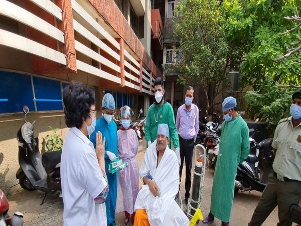 Union Minister Shripad Naik was briefly brought out of the hospital on Tuesday.