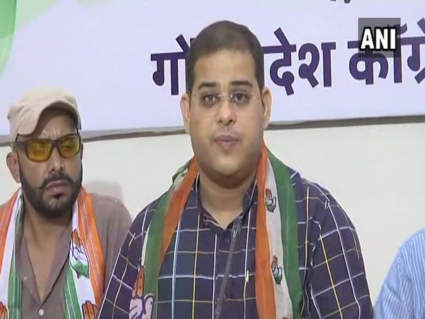 Goa TMC leader Yatish Naik (Photo/ANI)