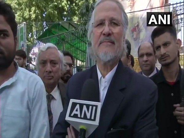 Najeeb Jung speaking to ANI in New Delhi on Monday. 