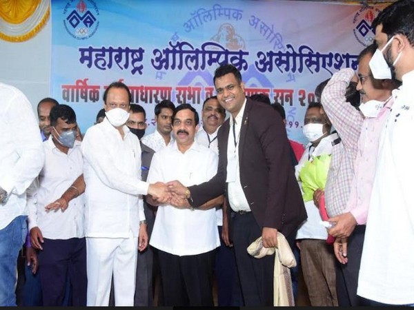 Namdev Shirgaonkar being felicitated after elections. 
