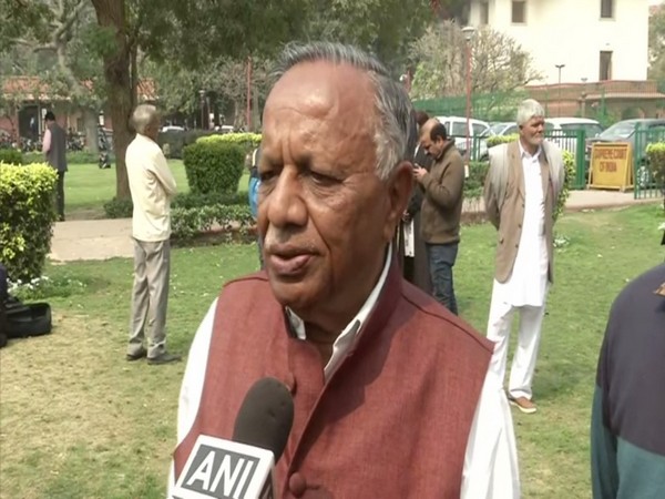 BJP leader Nand Kishore Garg talking to ANI in New Delhi on Wednesday. Photo/ANI