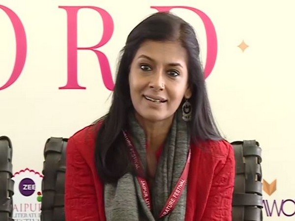 Filmmaker Nandita Das speaking to reporters at Jaipur Literature Festival (Photo/ANI)