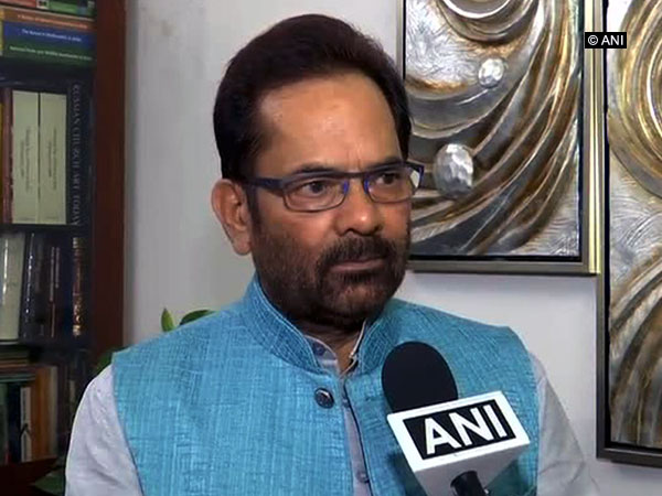 Union Minority Affairs Minister Mukhtar Abbas Naqvi (File photo)
