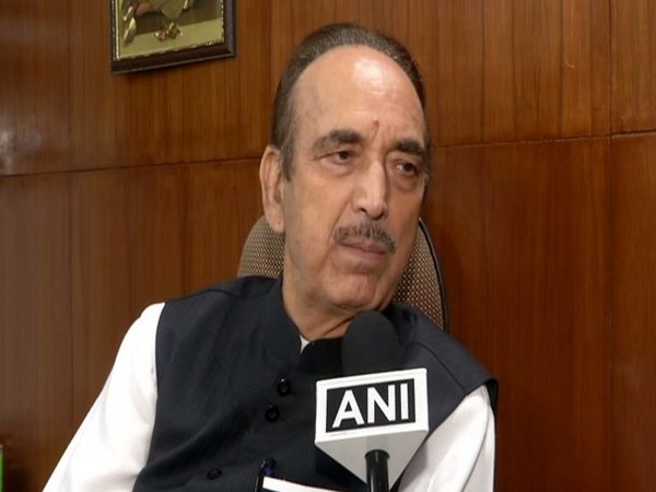 Ghulam Nabi Azad speaking to ANI in New Delhi on Friday.