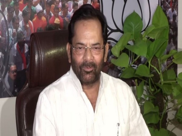 Union Minority Affairs Minister Mukhtar Abbas Naqvi