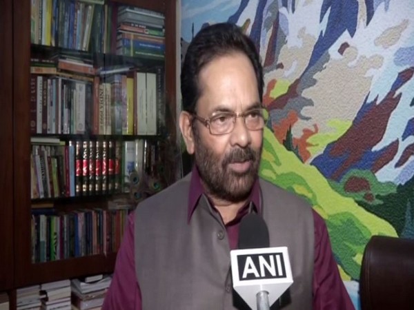 Union Minister Mukhtar Abbas Naqvi (File pic)