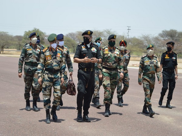 Army chief General MM Naravane visited forward areas of the Sapta Shakti Command in the states of Rajasthan and Punjab on May 12-13.
