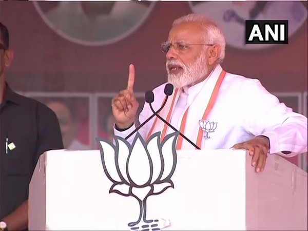 Prime Minister Narendra Modi addressing a public rally in Tamil Nadu's Theni