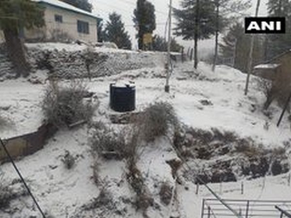 The maximum temperature in Shimla was recorded at 16 degrees Celsius, minimum at 4.5 degrees Celsius on Wednesday. (Photo/ANI)