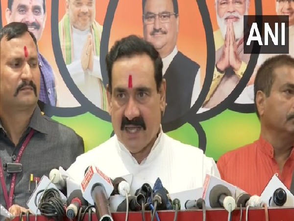 Madhya Pradesh Home Minister Narottam Mishra in Bhopal (Photo/ANI)