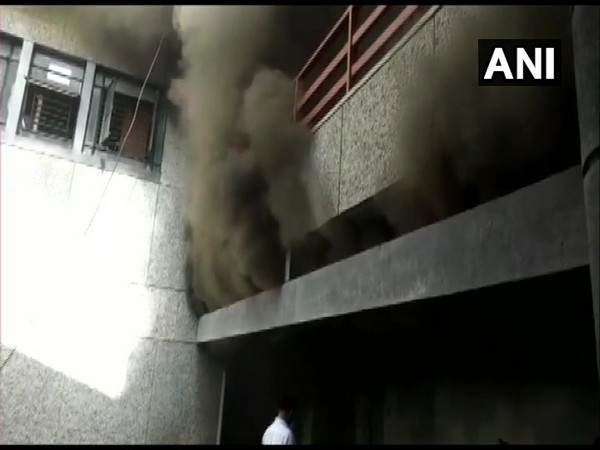 Visual of fire at the Mahanagar Palika Building (Photo/ANI)