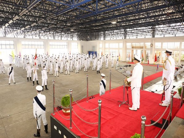    Course completion ceremony was conducted at Indian Naval academy at  Ezhimala in Kerala on Saturday. Picture curtsy Twitter