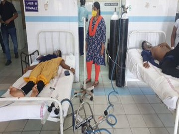    Portable Multifeed Oxygen Manifold sets provided by the Indian Navy to help Vizag gas leak victims.