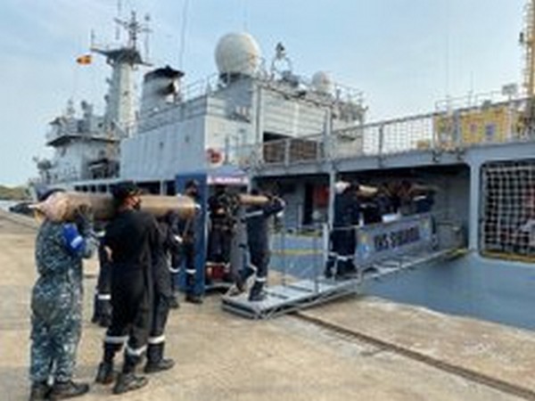Southern Naval Command at Kochi deputed two Naval Ships to ferry oxygen cylinders to Lakshadweep.