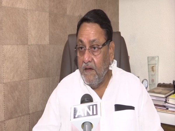 NCP leader and Maharashtra cabinet minister Nawab Malik speaking to ANI in Mumbai on Thursday. Photo/ANI