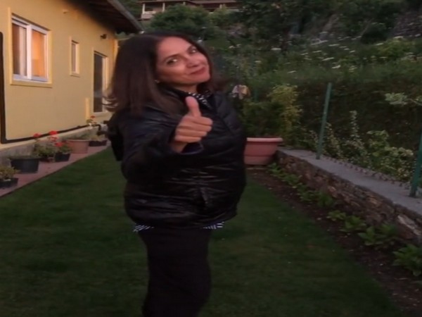 A still from the video shared by actor Neena Gupta (Image courtesy: Instagram)