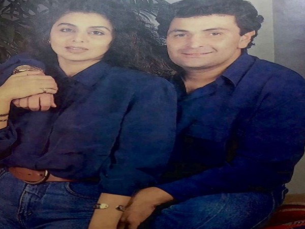 Senior actor Neetu Kapoor with late husband and actor Rishi Kapoor (Image Source: Instagram)