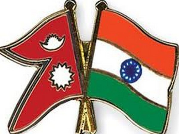 Nepal and Indian flags