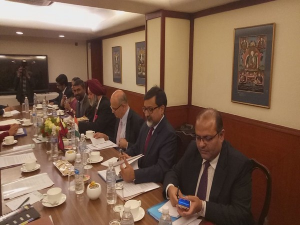 Indian Foreign Secretary Vijay Gokhale holding bilateral talks with his Nepali counterpart Shanker Das Bairagi (Courtesy: India in Nepal Twitter)
