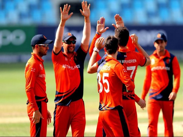 Netherlands secured a massive eight-wicket win in the match. (Photo/ Cricket Netherlands Twitter) 