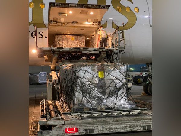 Shipment containing 449 ventilators, 100 oxygen concentrators and other medical supplies from Netherlands arrives in India (Twitter/Arindam Bagchi)