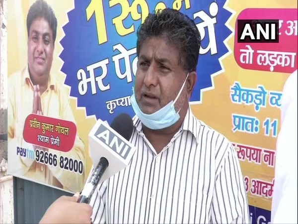 Praveen Goyal, owner of 'Shyam ki Rasoi'. (Photo/ANI)