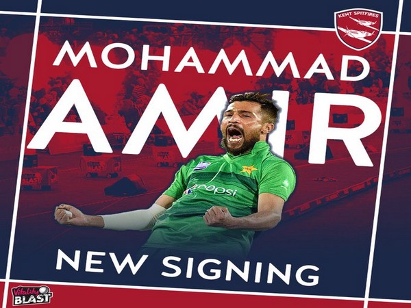 Kent Cricket sign Mohammad Amir (Photo/ Kent Cricket Twitter)
