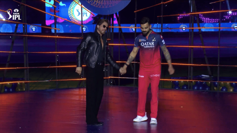 Shah Rukh Khan and Virat Kohli (Image source: IPL 2025)
