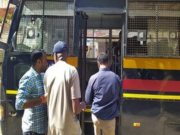 The arrested accused being taken by police in Mumbai. Photo/ANI