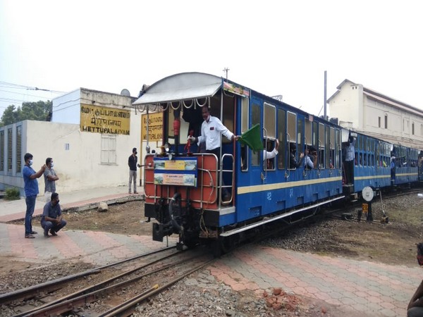 Nilgiri Mountain Railway at Mettupalayam station (Photo: Twitter)
