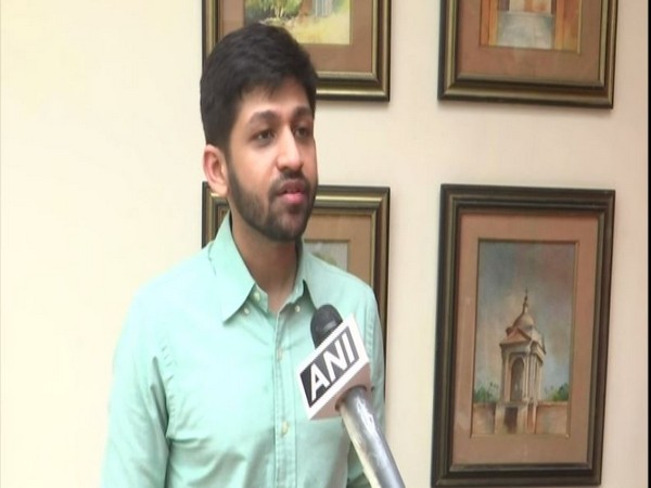 Mihir Parekh, executive director of head bubble guard division NILKAMAL Ltd speaking to ANI on Wednesday. Photo/ANI