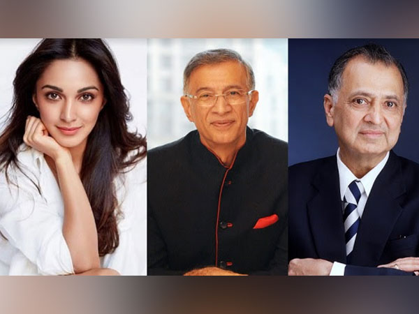 L to R: Kiara Advani, Dr. Niranjan Hiranandani, Mr. Nanik Rupani