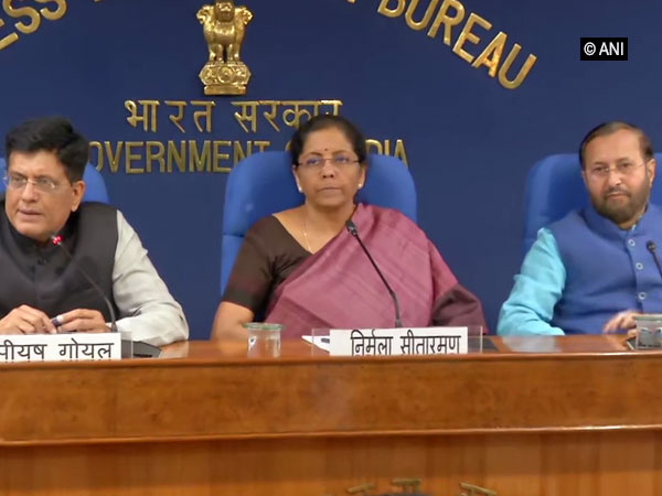 Union Minister Piyush Goyal (left) briefing media persons in New Delhi on Friday.