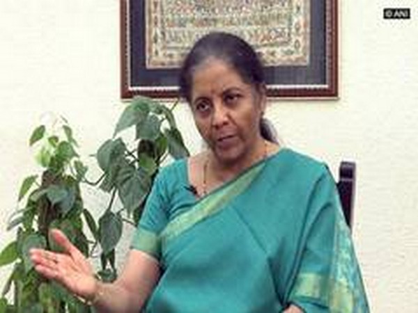 Finance Minister Nirmala Sitharaman in an interview with ANI in New Delhi on Wednesday.