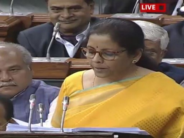 Union Finance Minister Nirmala Sitharaman presenting Union Budget 2020-2021 in Lok Sabha.