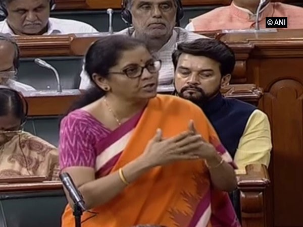 Finance Minister Nirmala Sitharaman in the Lok Sabha on Thursday