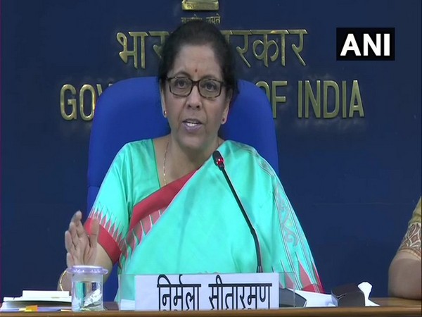 Union Minister Nirmala Sitharaman addressing media in national capital on Wednesday after Cabinet meeting