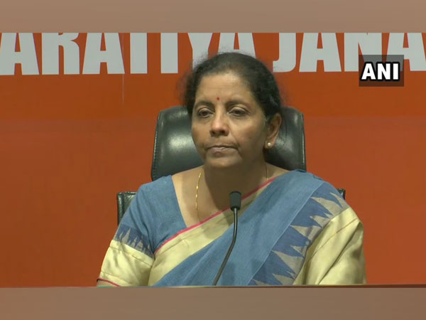 Defence Minister Nirmala Sitharaman addressing media persons in New Delhi on Monday. Photo/ANI