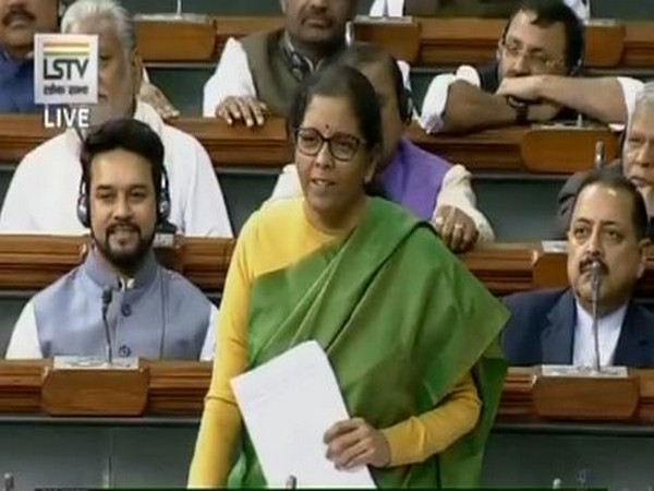 Union Minister Nirmala Sitharaman speaking in parliament on Wednesday.  [File Image]
