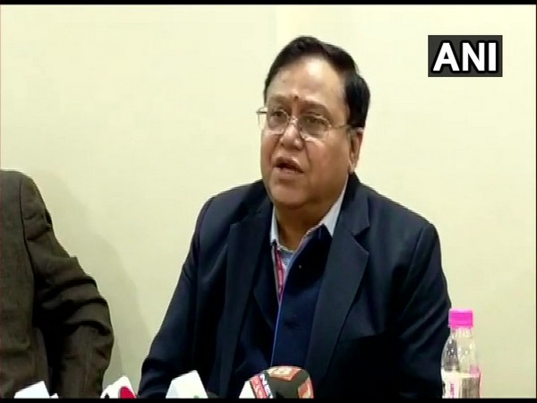 NITI Aayog member VK Saraswat speaking at a press conference on Saturday. photo/ANI
