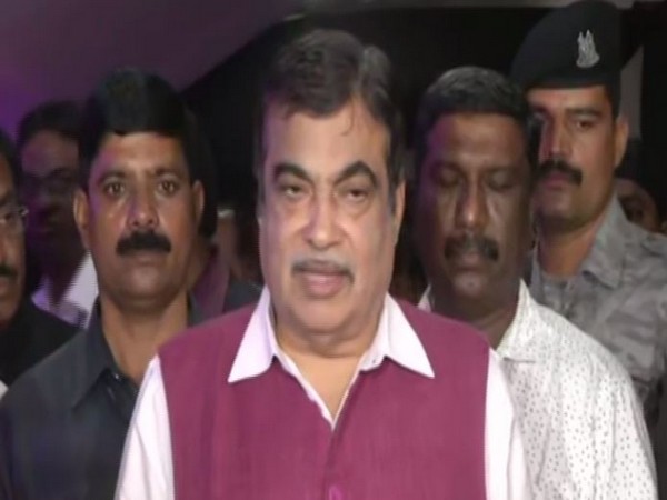 Nitin Gadkari speaking to reporters in Nagpur, Maharashtra on Saturday. Photo/ANI