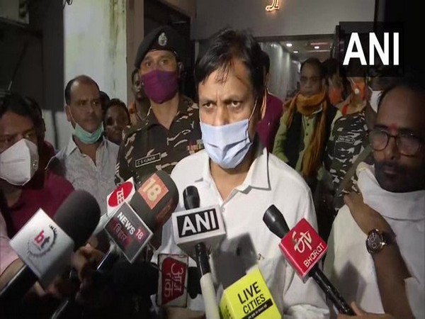 Mos Home Nityanand Rai speaking to reporters on Friday. Photo/ANI