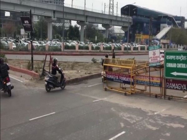 Noida-Faridabad road opened on Friday after 69 days. Photo/ANI