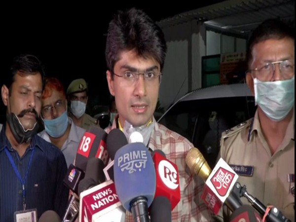 Suhas Lalinakere Yathiraj, GautamBuddha Nagar District Magistrate, speaking to reporters on Wednesday. Photo/ANI