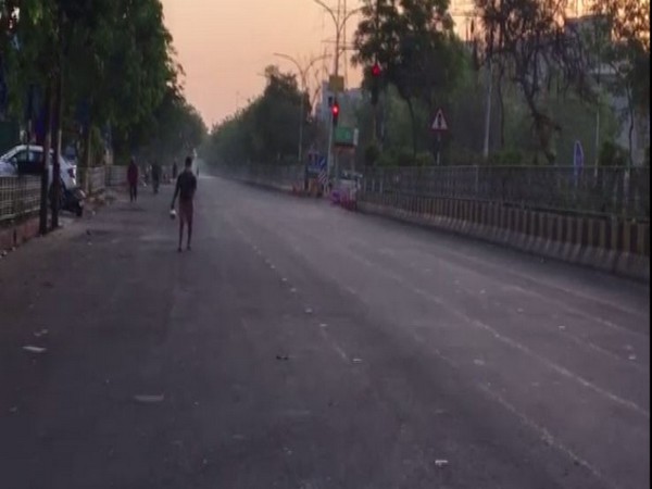 A visual of Noida on Sunday morning. (Photo/ANI)