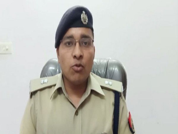 Noida Superintendent of Police Vineet Jaiswal sharing details of the incident. (ANI/Photo)