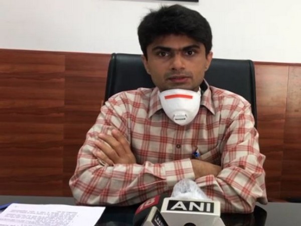 Gautam Buddh Nagar District Magistrate Suhas L Y speaking to ANI on Tuesday. (Photo/ANI)