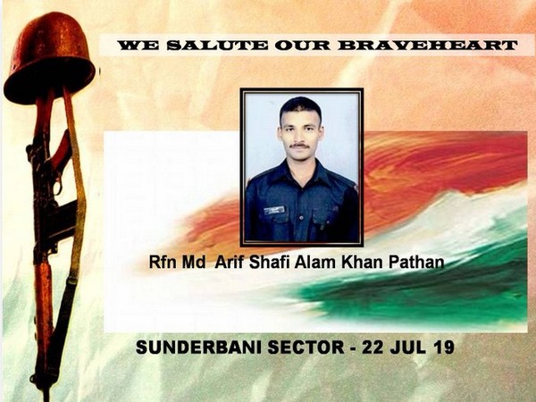 Army jawan Md Arif Shafi Alam Khan Pathan