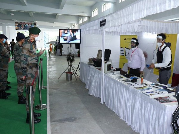 A visual from the Northern Command Equipment Display 2020 organised in J-K's Udhampur on Wednesday. Photo/ANI